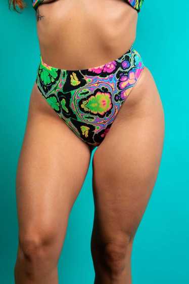 Freedom Rave Wear Prismatic High Waisted Brazilian