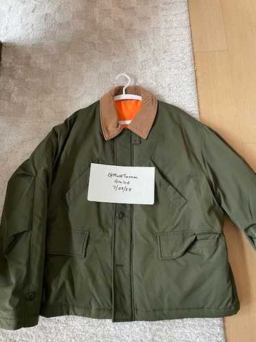 Zara Zara Army Green Bomber Jacket with corduroy c