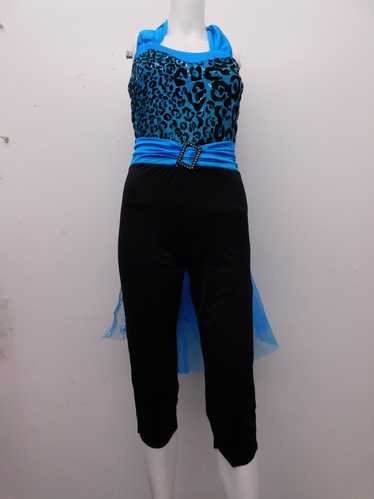 Dance Costume Small Adult Turquoise Gallery 15209… - image 1