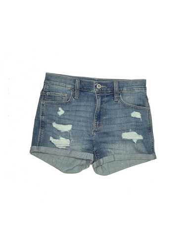 Hollister Women Blue Denim Shorts 3