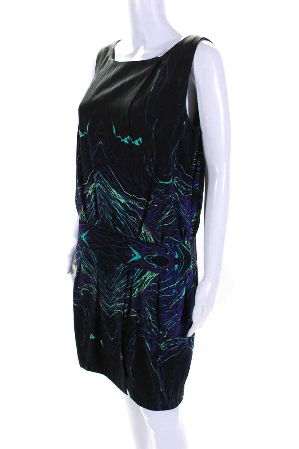 Brian Reyes Women Abstract Sleeveless Drop Waist … - image 2