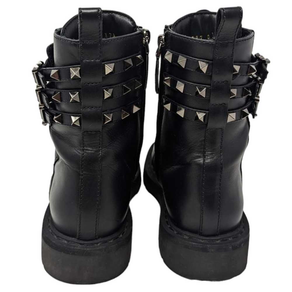 Valentino Garavani Rockstud leather biker boots - image 6