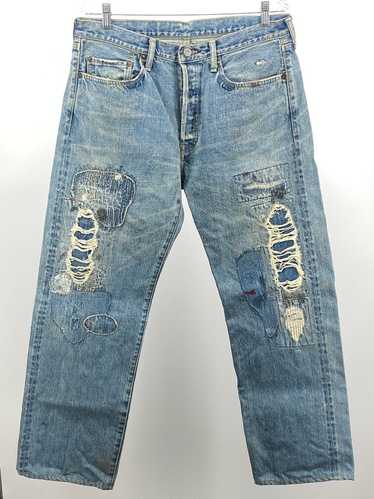 Kapital Distressed Patchwork Sashiko Denim