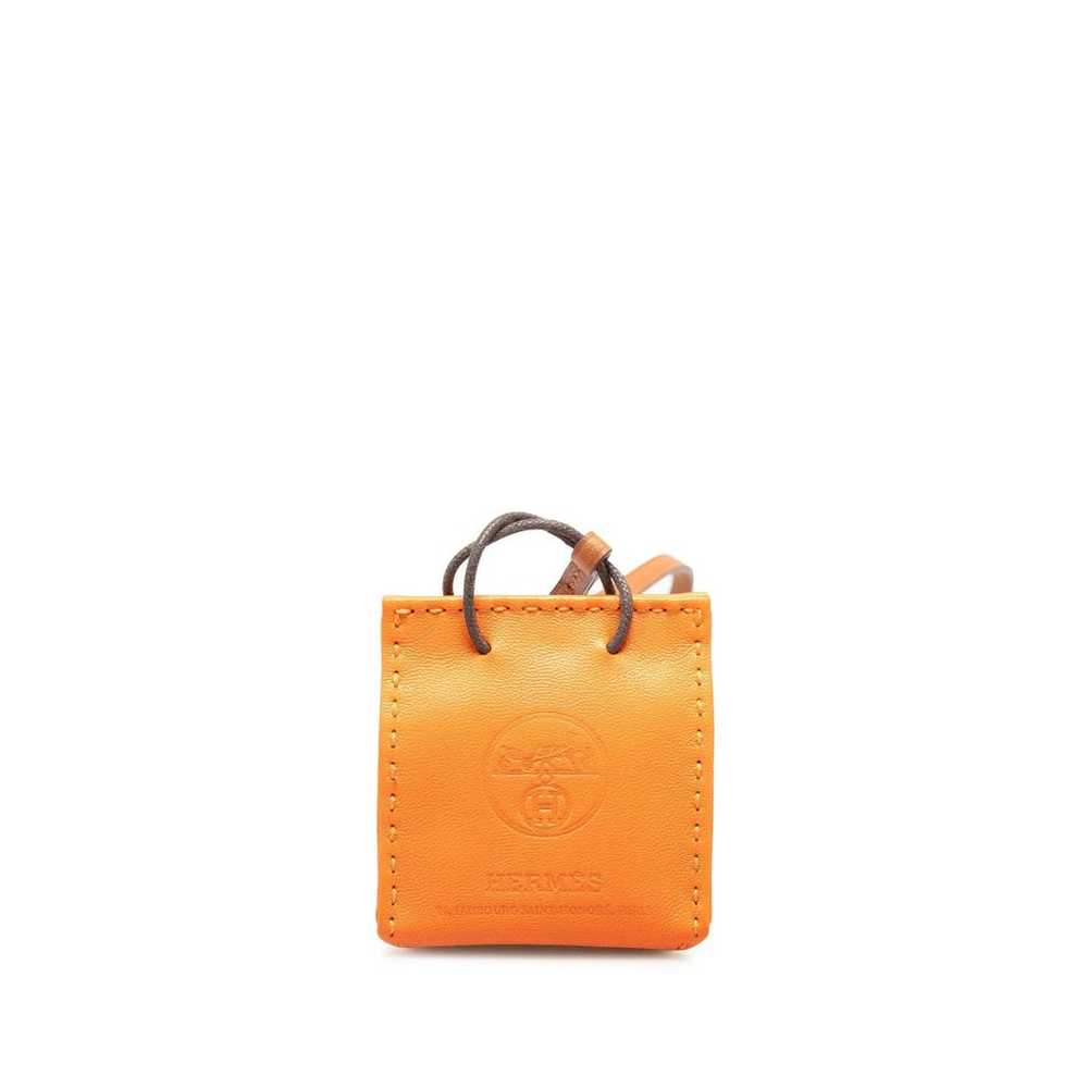 Hermès Leather key ring - image 3