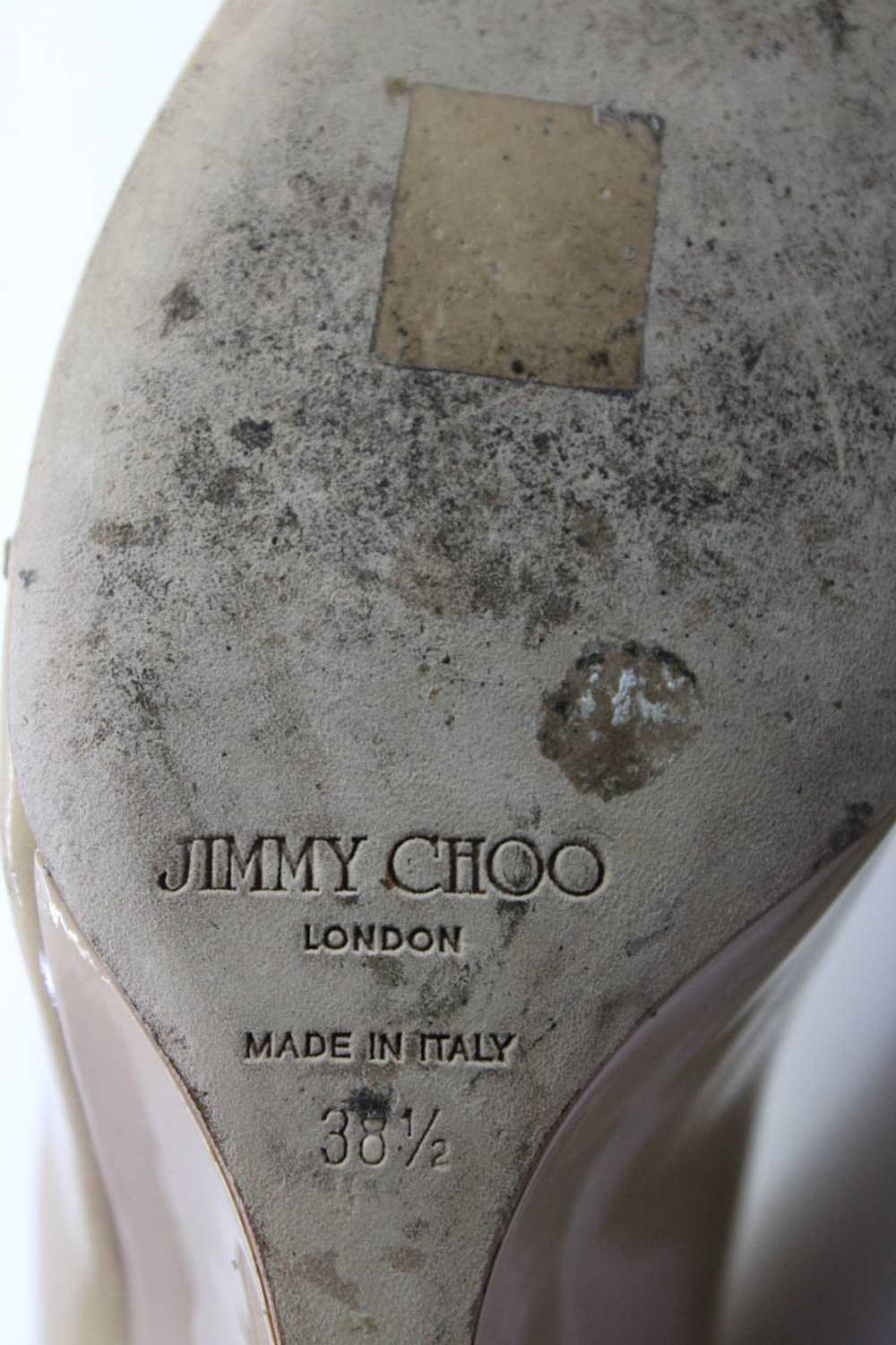 Jimmy Choo Womens Peep Toe Slip On Wedge Pumps Be… - image 4