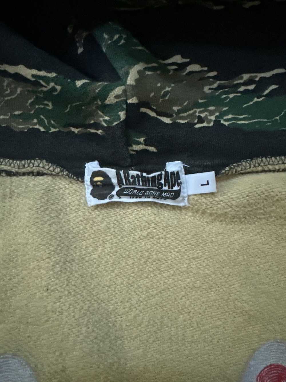 Bape Tiger Camo Shark Full Zip Hoodie - image 5