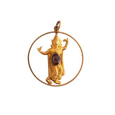 18K Gold Thai Amulet Charm - image 1