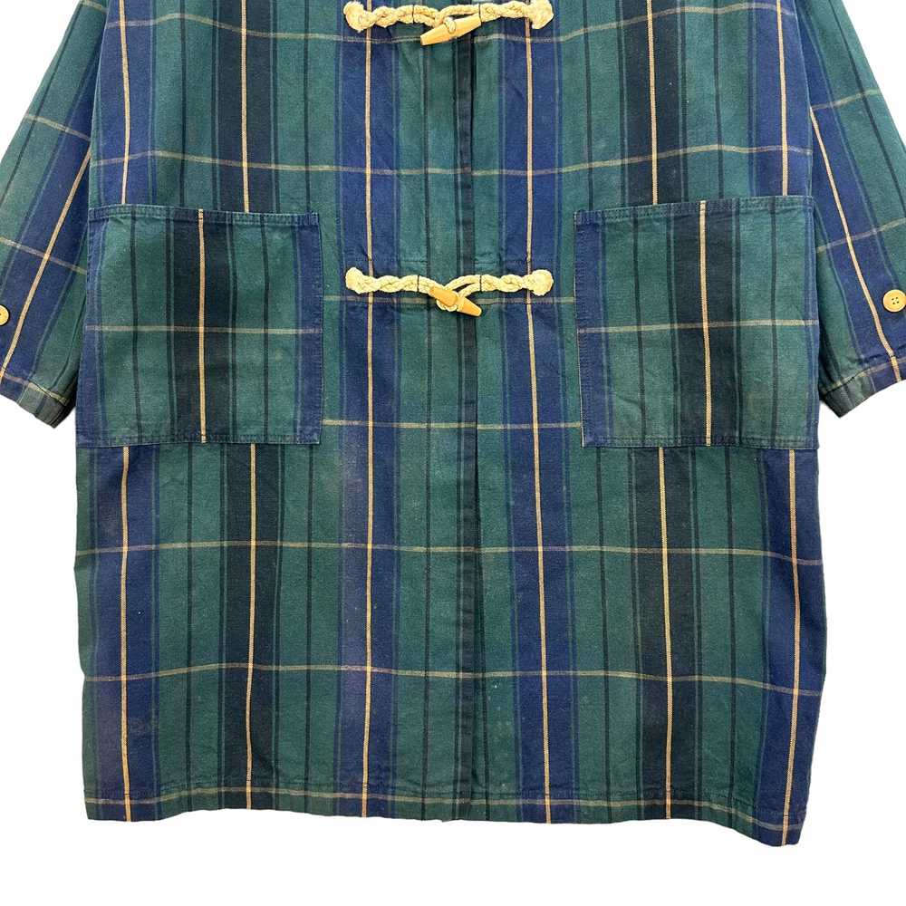 45rpm × Japanese Brand × Vintage 45RPM TARTAN OVE… - image 3