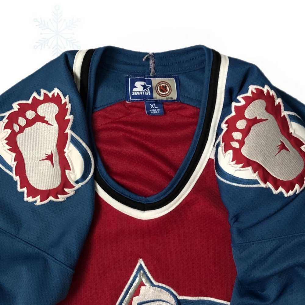Vintage NHL Colorado Avalanche Starter Jersey (XL) - image 2
