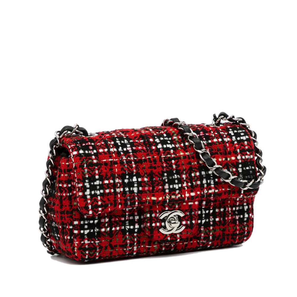 Product Details Red Tweed CC Mini Flap Bag - image 2