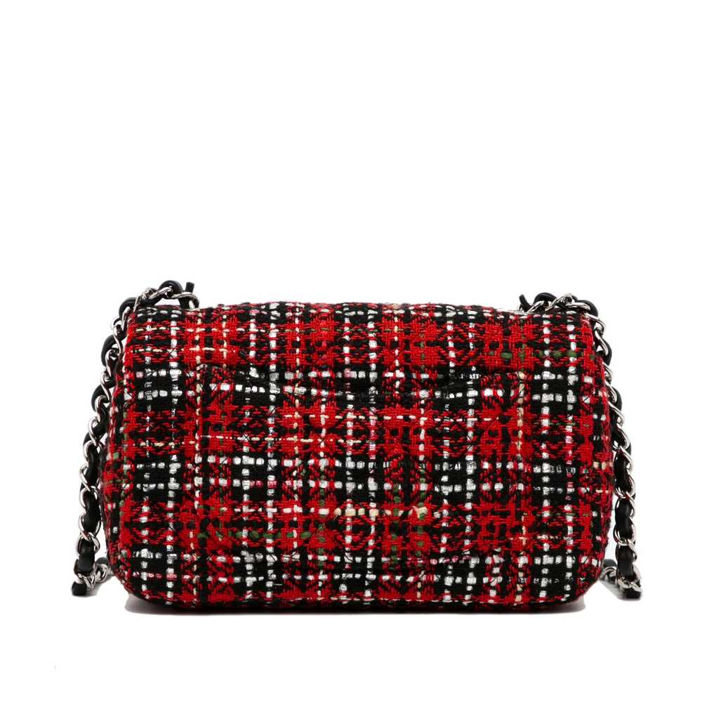 Product Details Red Tweed CC Mini Flap Bag - image 3