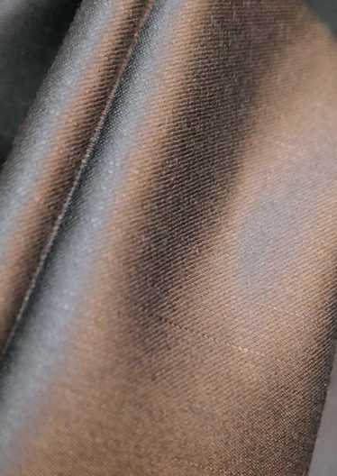 Vintage Black Shantung Fabric, Midweight Rayon Sui