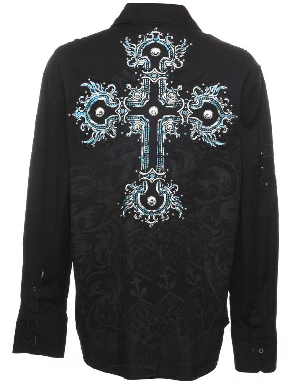 Black Rebel Spirit Printed Shirt - XL - image 2