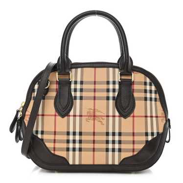 BURBERRY Haymarket Check Small Orchard Bowling Ba… - image 1