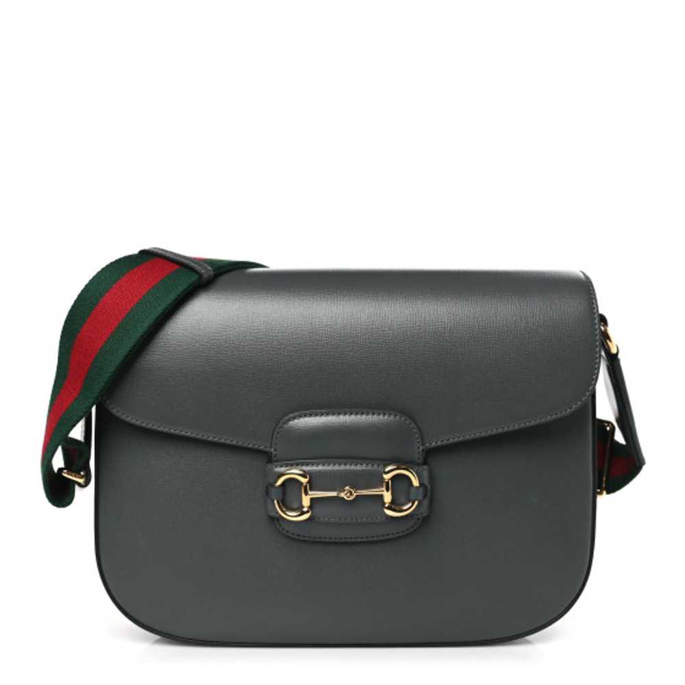 GUCCI Azalea Calfskin Web Horsebit 1955 Shoulder … - image 1