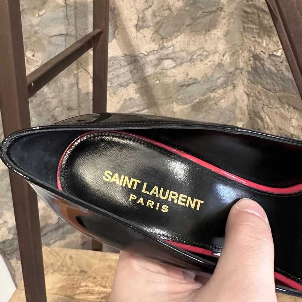 Saint Laurent Anja patent leather heels - image 6