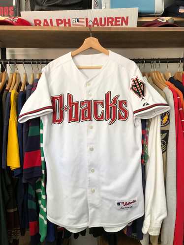USA製 majestic アリゾナ ダイアモンドバックス XXL ゲームシャツ