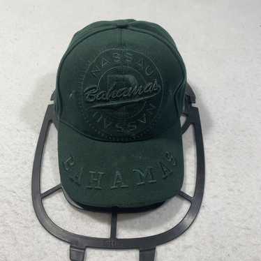 Vintage Nassau Bahamas Green Baseball Cap Dorsett… - image 1