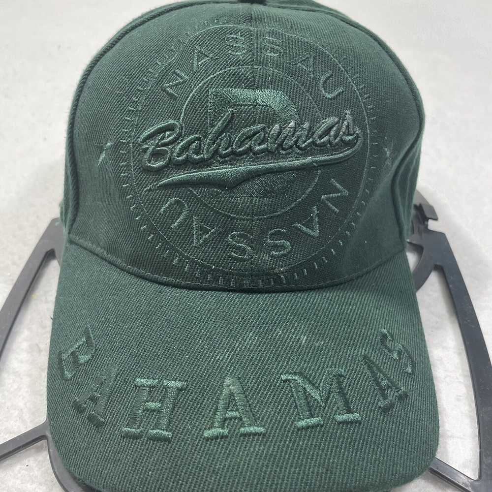 Vintage Nassau Bahamas Green Baseball Cap Dorsett… - image 2