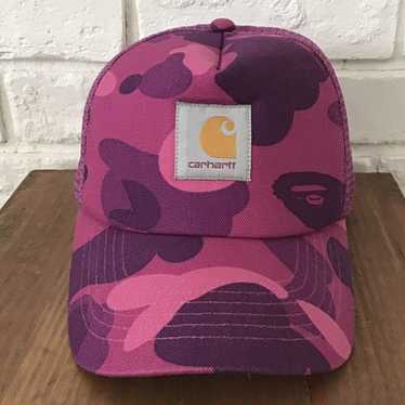 Bape × Carhartt BAPE × carhartt trucker hat cap P… - image 1