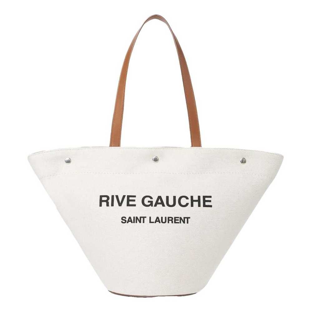 Saint Laurent Rive Gauche leather tote - image 1