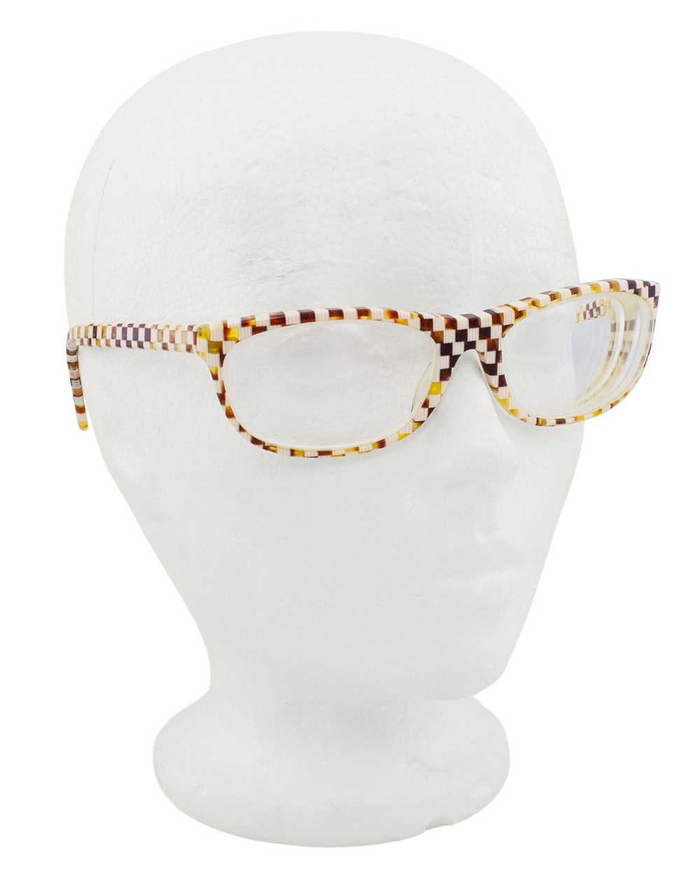 Alain Mikli Checkerboard Glasses - image 1