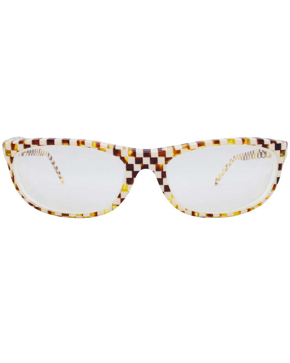 Alain Mikli Checkerboard Glasses - image 2