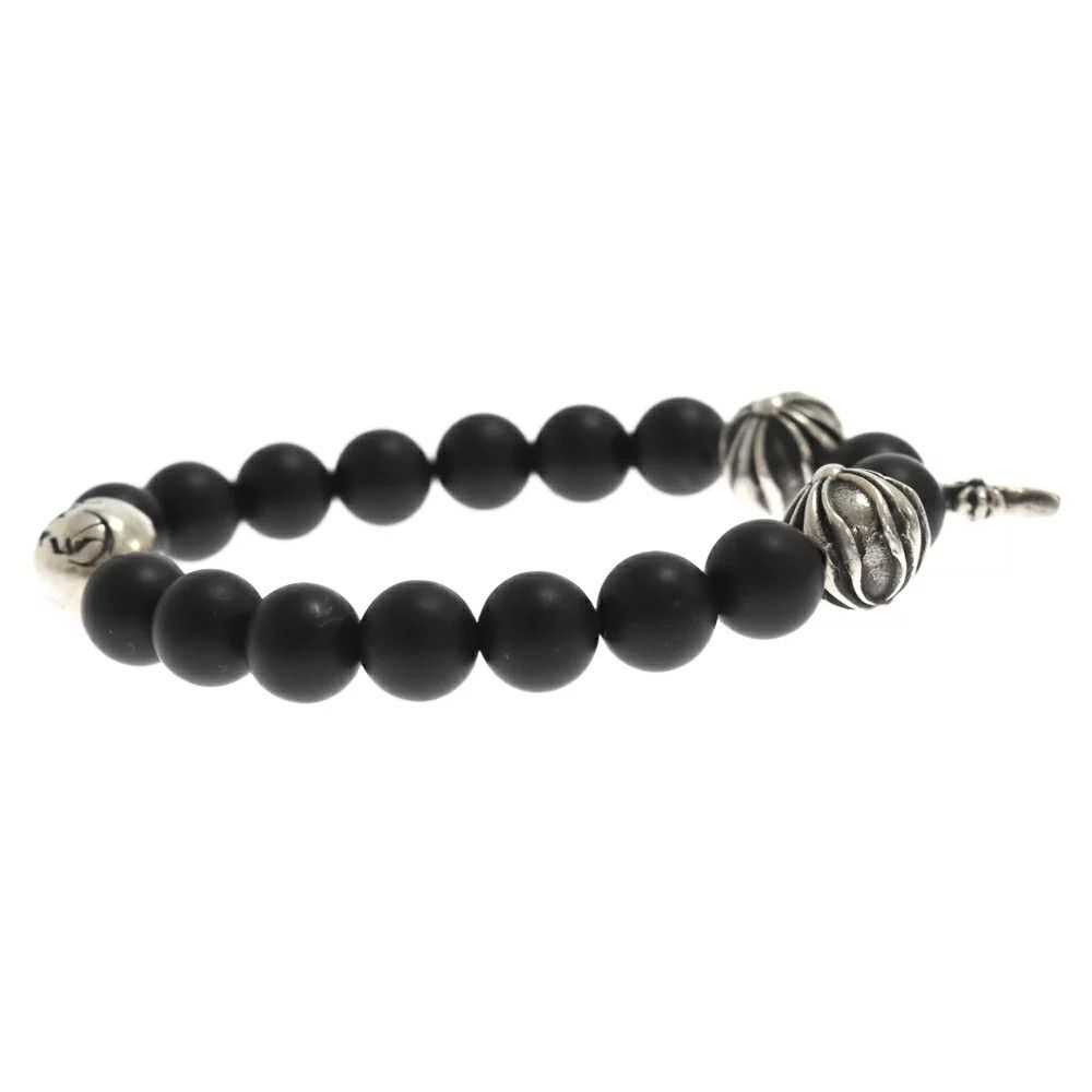 Chrome Hearts Chrome Hearts Black Bead Bracelet - image 4