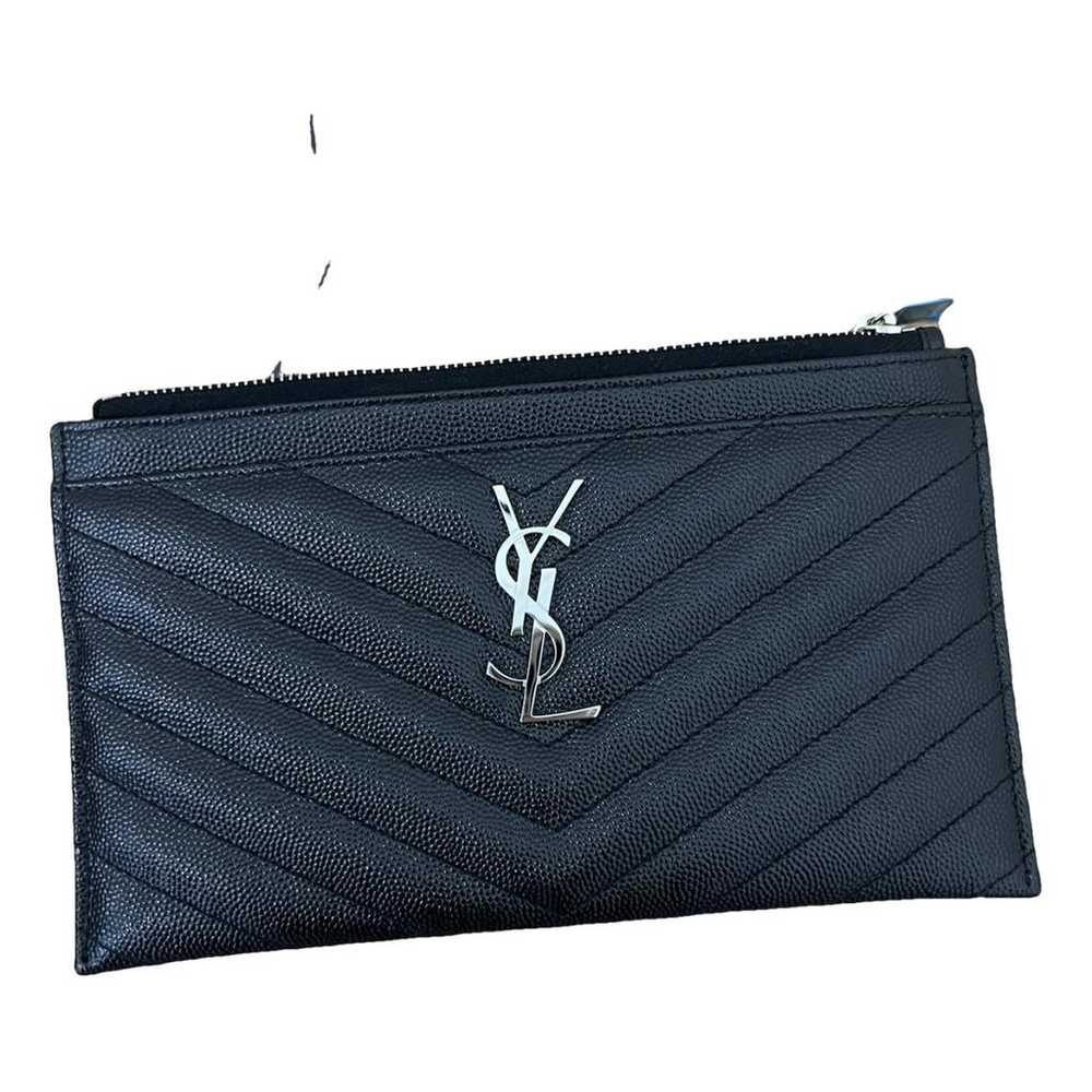 Saint Laurent Leather clutch - image 1