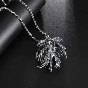Jewelry × Streetwear × Vintage Baby Angel Necklace - image 1