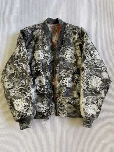 Art × Handmade Perfect Paint Print Sexy Bomber