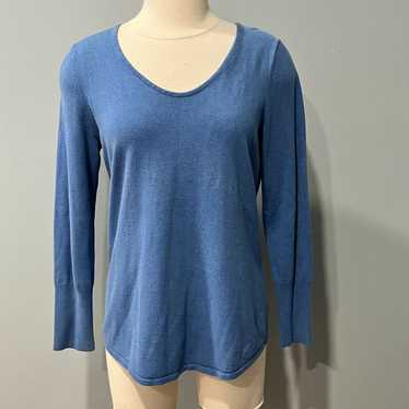 NIC + ZOE NIC+ZOE Vital V-Neck Sweater - Blue Mult