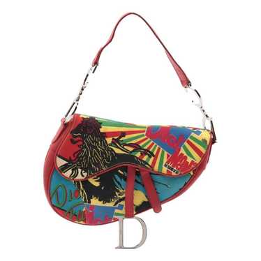 Dior Saddle Vintage cloth handbag - image 1