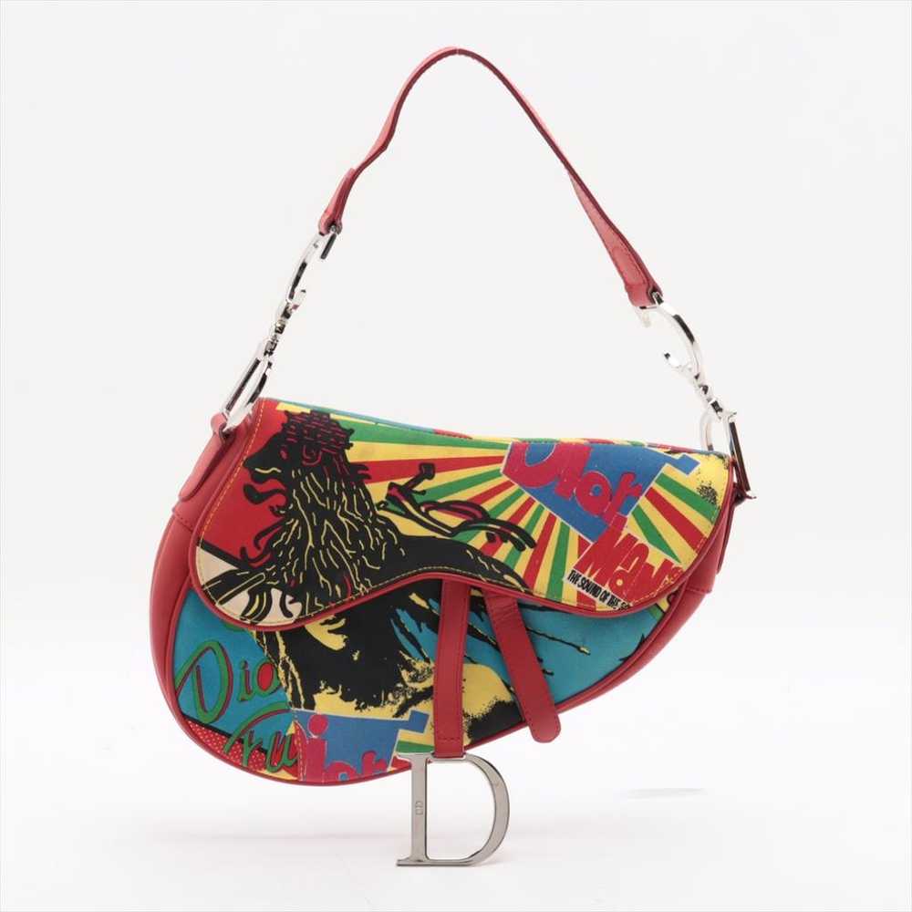 Dior Saddle Vintage cloth handbag - image 2