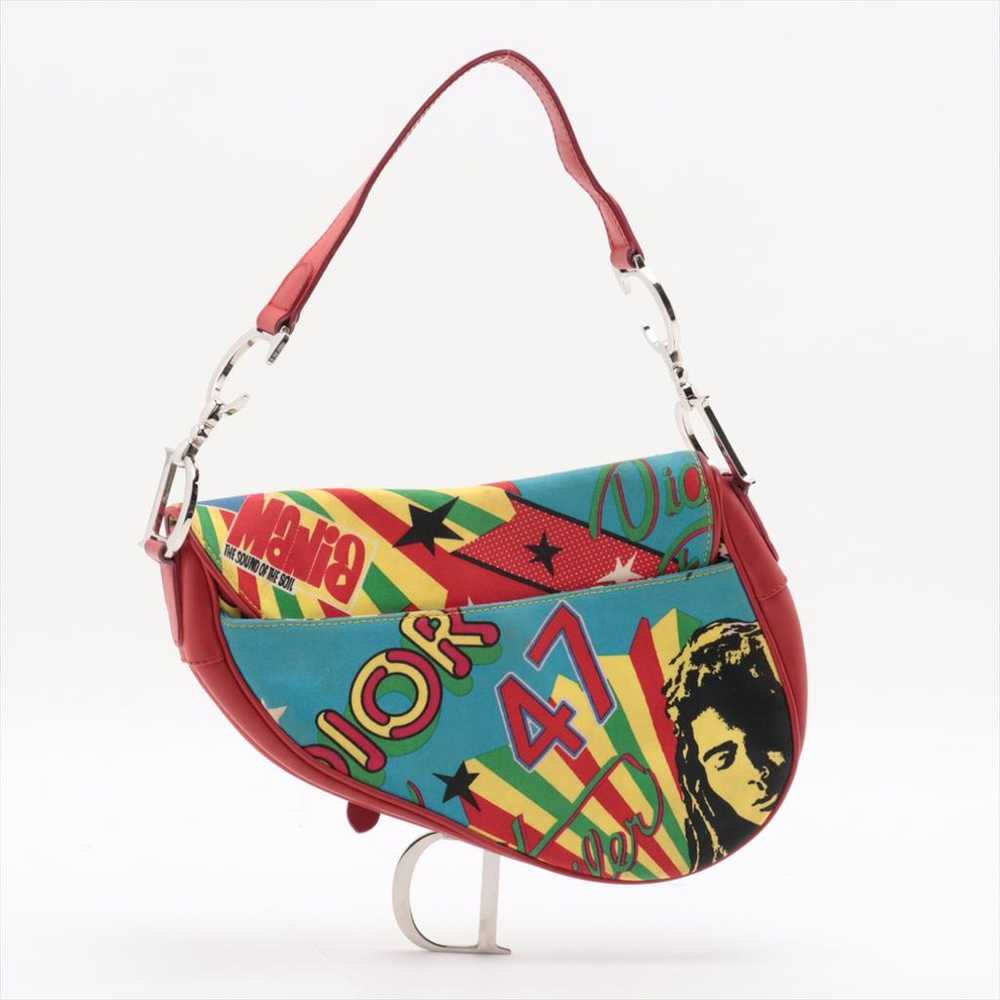 Dior Saddle Vintage cloth handbag - image 3