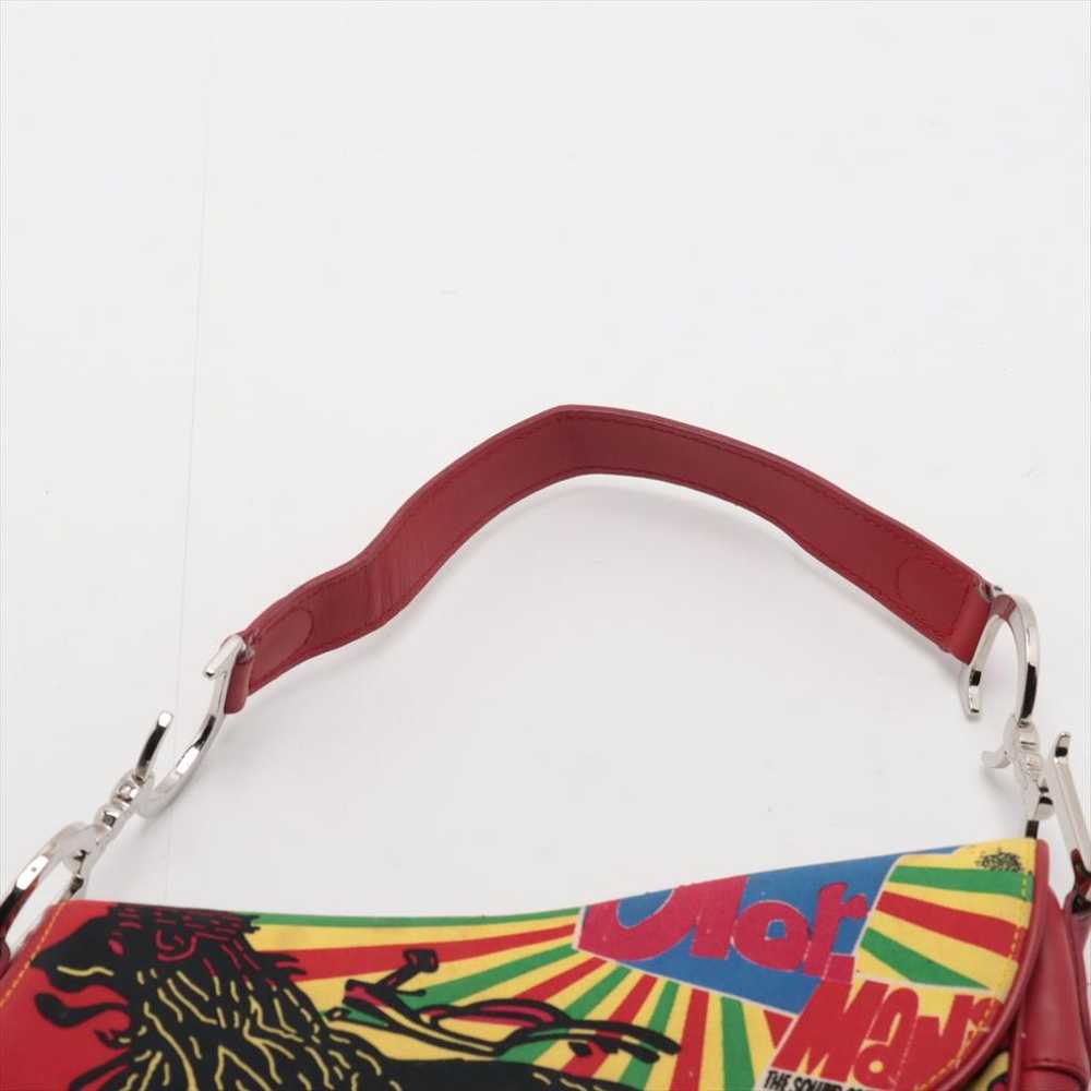 Dior Saddle Vintage cloth handbag - image 6