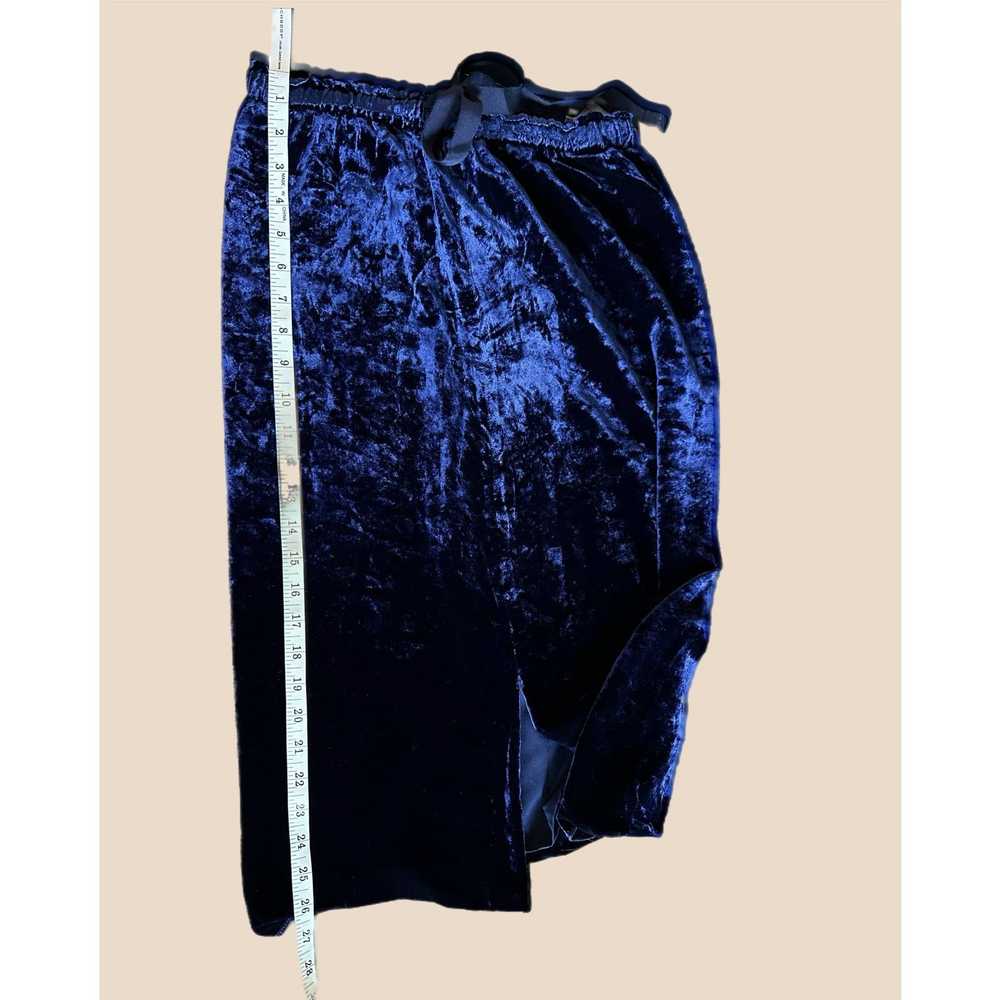 Club Monaco Club Monaco Velvet Drawstring Pleated… - image 2