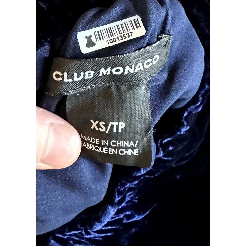 Club Monaco Club Monaco Velvet Drawstring Pleated… - image 7