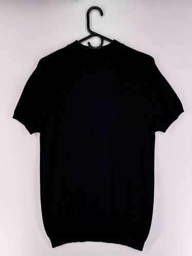 Zara Zara Black Knitted Tee Black