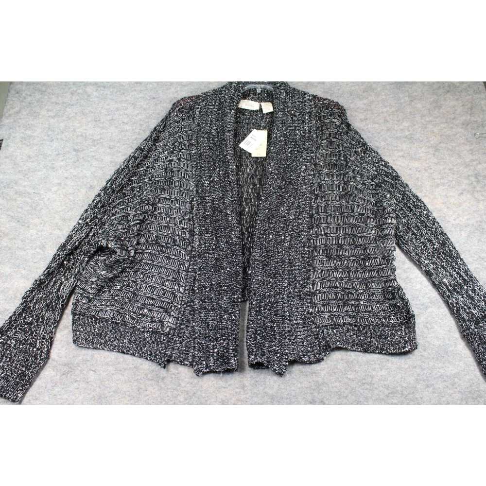 Vintage Allison Brittney Open Front Cardigan 2x B… - image 1