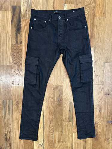 Purple Brand Purple Brand Black Waxed Cargo Denim 