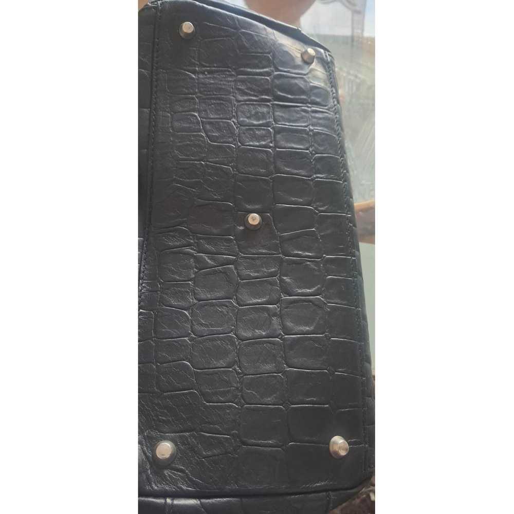 Non Signé / Unsigned Leather handbag - image 6