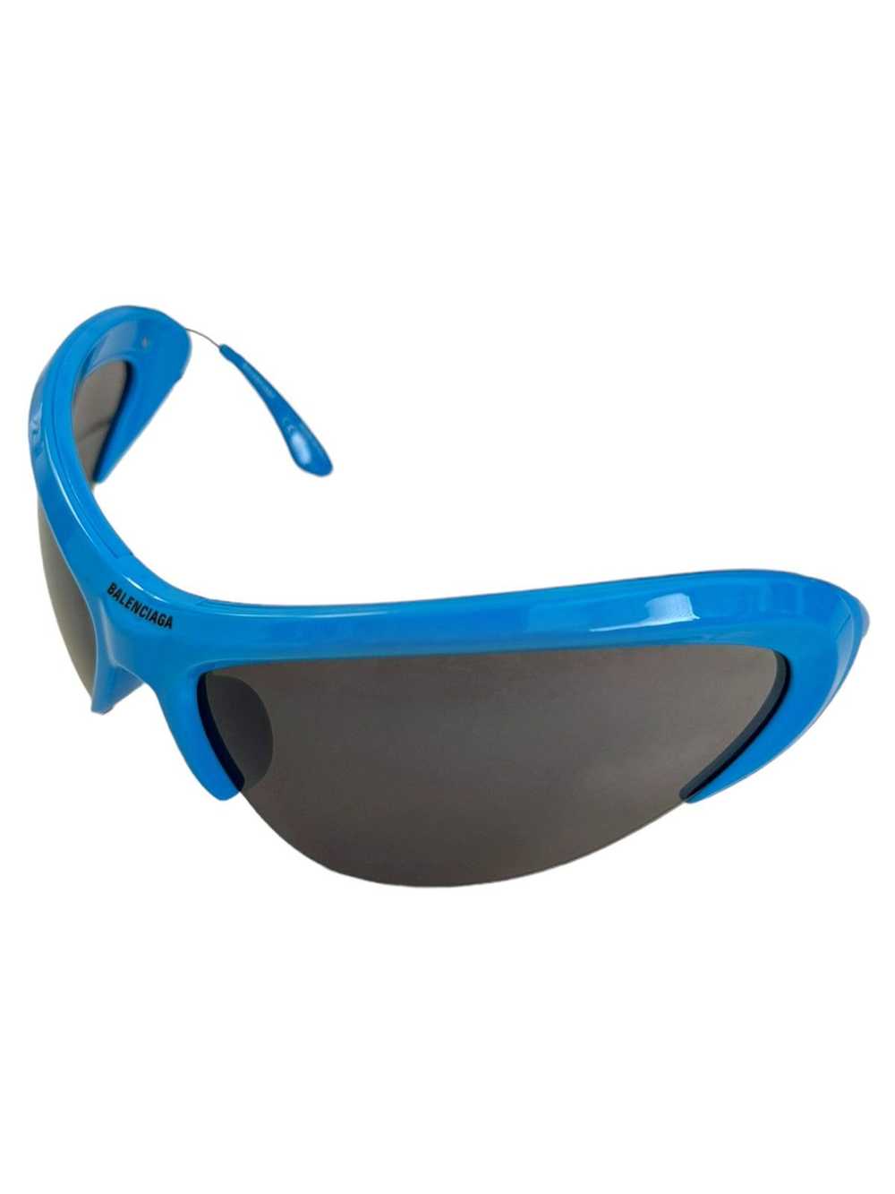 Balenciaga Blue XL Wire Cat Mask Sunglasses - image 3