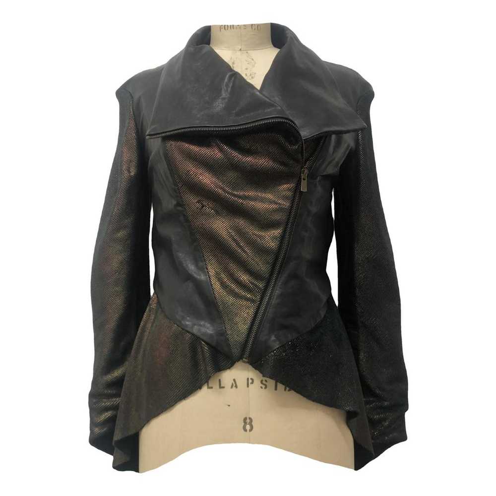 Non Signé / Unsigned Leather jacket - image 1