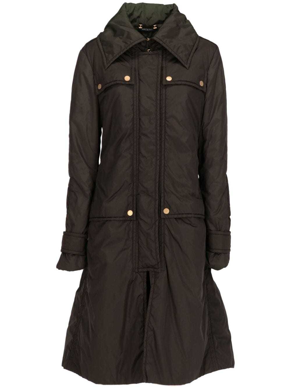 Gucci Pre-Owned 2000 single-breasted padded coat … - image 1