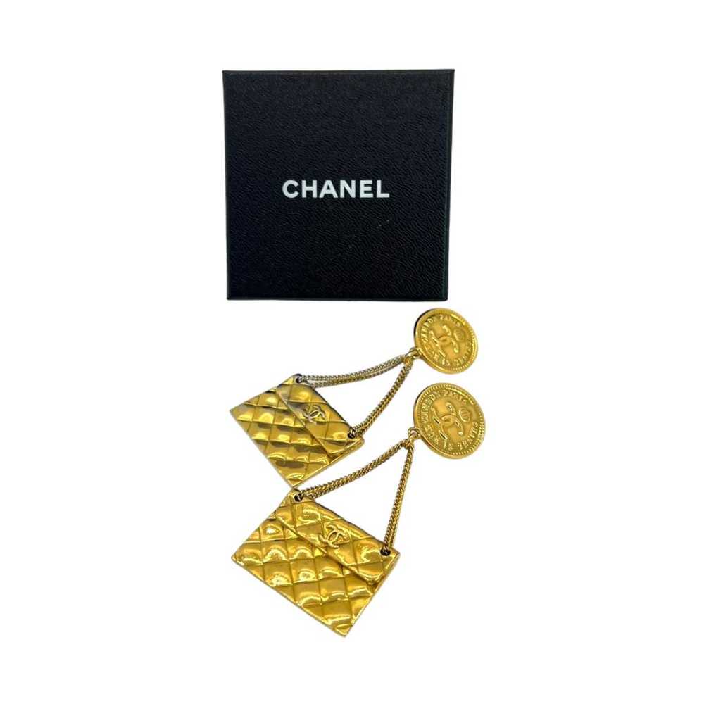 Chanel Matelassé earrings - image 3