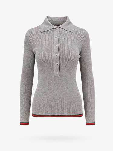 Gucci Sweater Woman Grey Knitwear