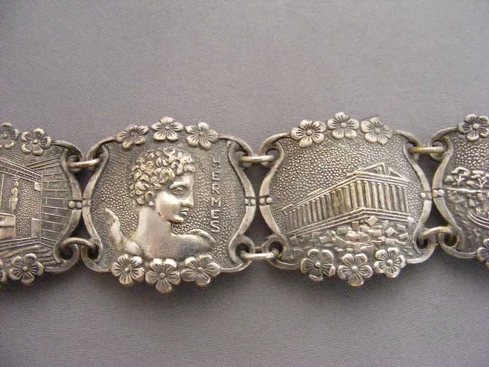 Edwardian Ancient Greece Souvenir Bracelet Hermes… - image 4