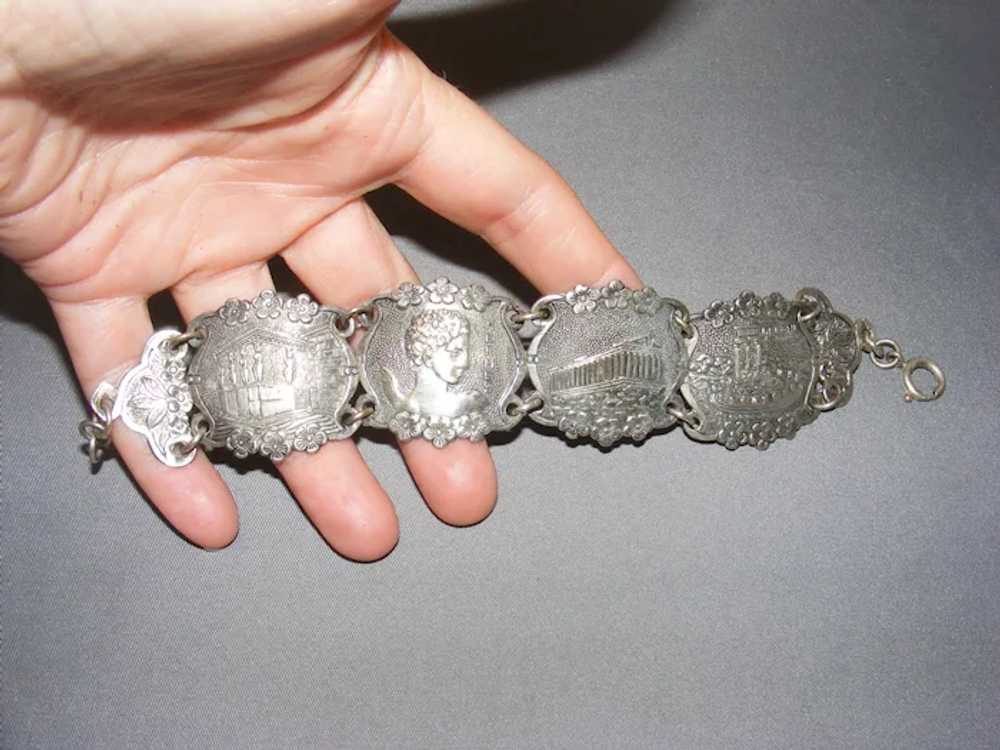 Edwardian Ancient Greece Souvenir Bracelet Hermes… - image 5