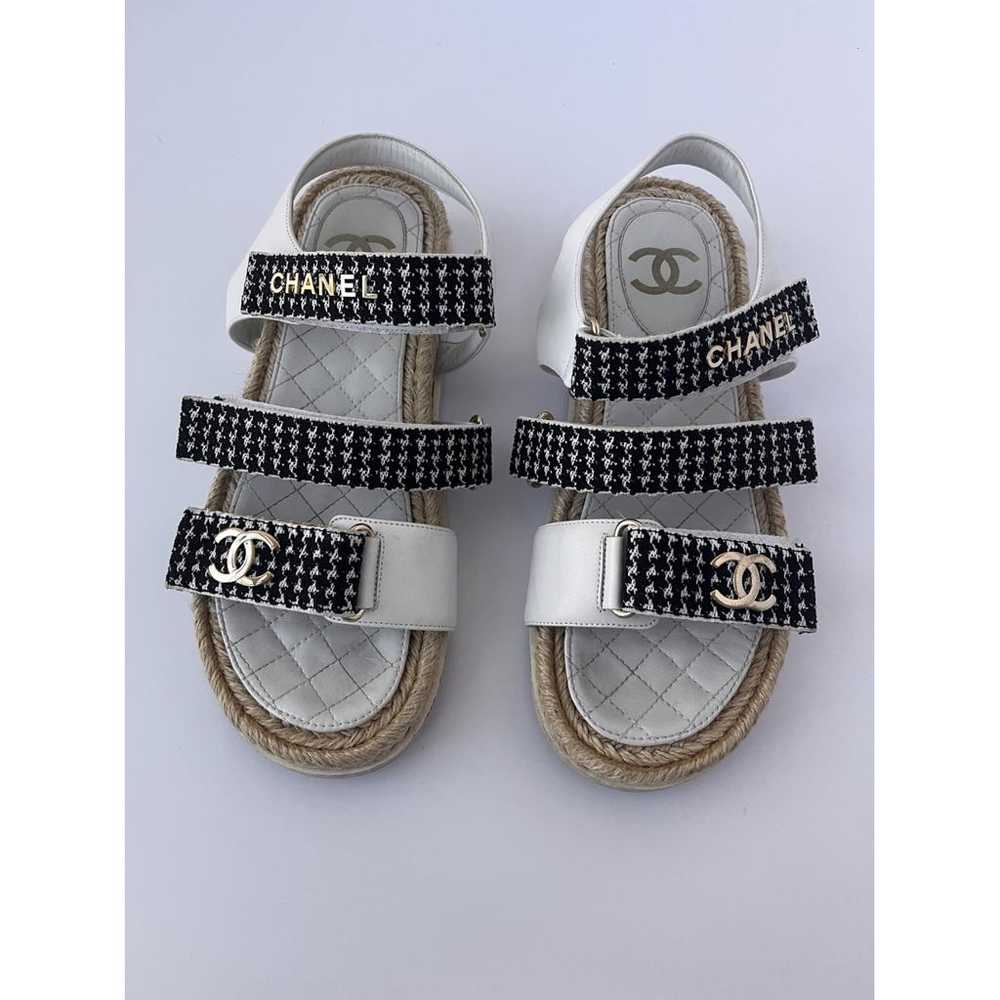 Chanel Dad Sandals tweed sandal - image 3